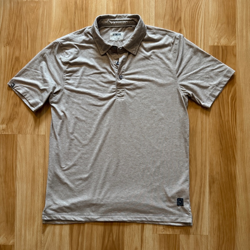 Linksoul Lightweight Stretch Performance Polo Col… - image 1